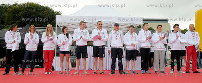 BCT Gdynia Maraton 2012. Nz Dekoracja zawodnikow 25.08.2012...