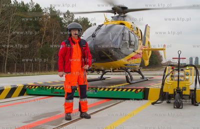 Na dyzurze w Lotniczym Pogotowiu Ratunkowym w Gdansku....