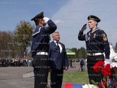 Uroczystosci z okazji zakonczenia II wojny swiatowej...