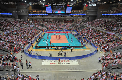 Ergo Arena Sopot/Gdansk. Liga Swiatowa mecz Polska...