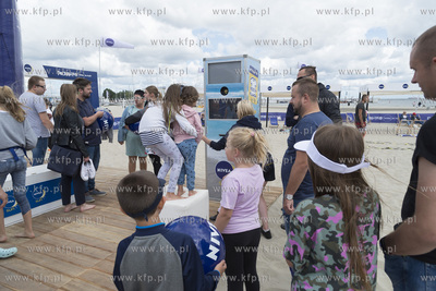 Gdynia. Podwórko Nivea na Plaży. 01.07.2018