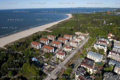 Swinoujscie z lotu ptaka. 12.05.2009 fot. Kacper Kowalski...