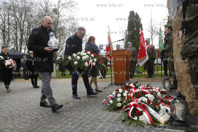 Uroczystości obchodów 83. Rocznicy Zbrodni Katyńskiej,w...