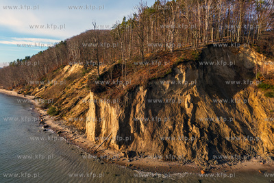 Obsypujący się Klif Orłowski w Gdyni Orłowie.
17.01.2025
fot....