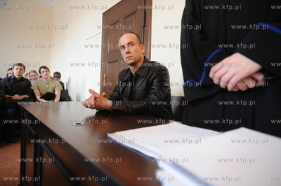 Adam Darski - wokalista, lider metalowej grupy BEHEMOT...