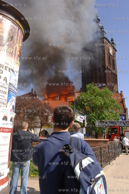 Pozar kosciola sw Katarzyny w Gdansku.
22.05.2006
Fot....