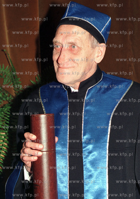 Prof. Leszek Kolakowski. 05.10.1997 Fot. Maciej Kosycarz...