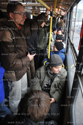 Pozegnanie z autobusem miejskim Ikarus w Gdansku. Przez...