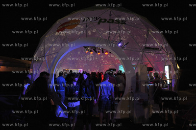 Heineken Open'er Festival w Gdyni. Dyskoteka w namiocie...