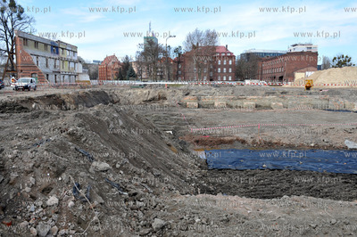 Gdansk. Okolice ul. Walowej i miejsce budowy czterech...