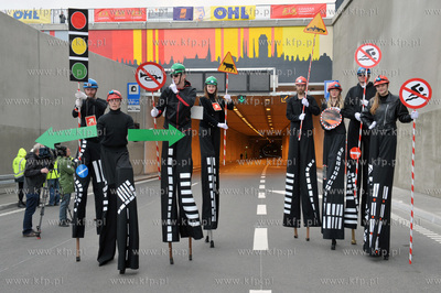 Dzien otwarty tunelu pod Martwa Wisla w Gdansku. To...