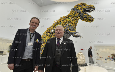 Wizyta Lecha Wałęsy w Billund w Danii. Były prezydent...