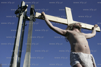 Gdansk. Inscenizacja Meki Panskiej. 06.04.2007 fot....