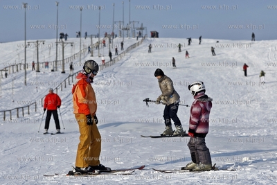 Stok narciarski w Trzepowie w okolicach Przywidza....