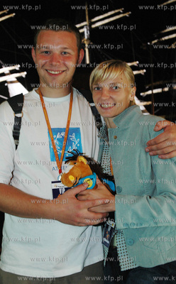 Wielki final Lata z Radiem w Gdyni. Nz. tyczkarka Anna...