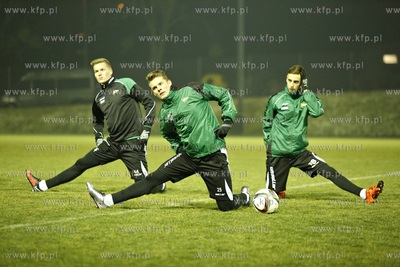 Boisko treningowe przy ul. Traugutta w Gdańsku. Trening...