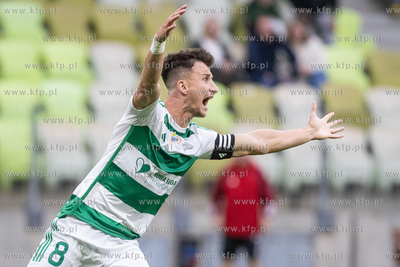 Ekstraklasa. Lechia Gdańsk - Radomiak Radom. Nz. Rifet...