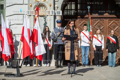 Długi Targ. Uroczystości z okazji 80. rocznicy powrotu...