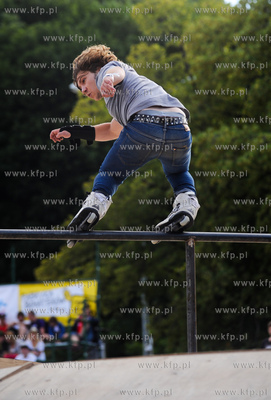 Gdansk. Plac Zebran Ludowych. Baltic Games, festiwal...