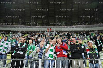 Gdansk. PGE Arena. Mecz towarzyski Lechia Gdansk vs...