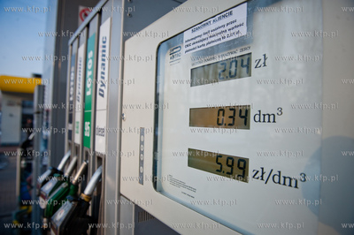 Gdansk. Protest kierowcow przeciwko rosnacym cenom...