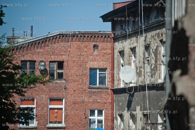 Gdansk. Kamienice przy ul. Biskupiej. 11.09.2012 fot....