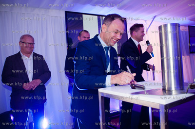 Gdansk. Wrzeszcz. Uroczystosc wmurowania kamienia wegielnego...