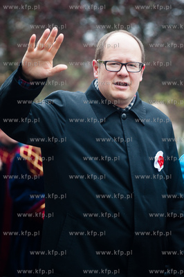 Gdansk. Parada z okazji Narodowego Swieta Niepodleglosci.
Nz...