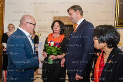 Gdansk. Wielka Sala Wety Ratusza Glownego Miasta. Obchody...