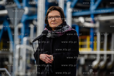 Gdansk. Wizyta Premier RP Ewy Kopacz w siedzibie Grupy...