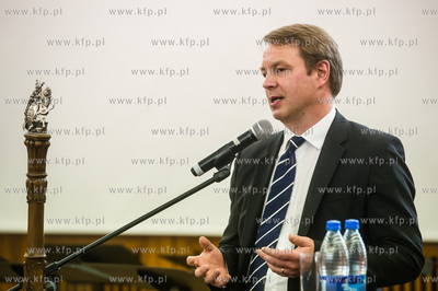 Gdansk. Oliwa. V Liceum Ogolnoksztalcace. Sesja Rady...