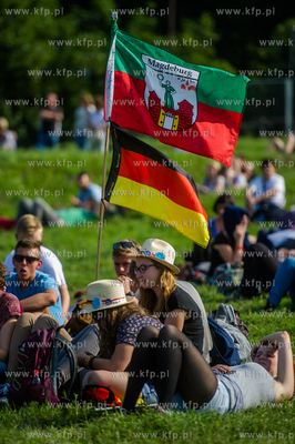 Gdańsk. Plac Zebrań Ludowych. Światowe Dni Młodzieży...