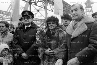 Wodowanie ms. „Kociewie", statku chłodniowca transportowca...