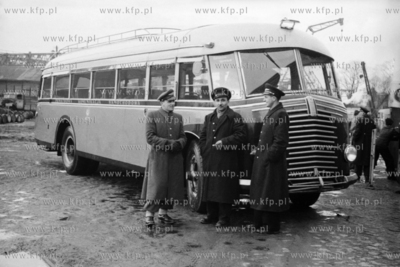 Autobus PKS relacji Gdańsk - Gdynia. 1949 0006490z...