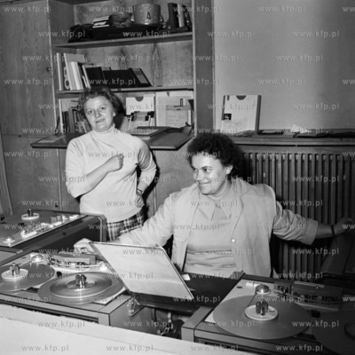 W studiu Radia Gdańsk. 
1960
0009631z
Fot. Zbigniew...