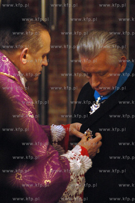 Msza w kosciele sw. Brygidy w Gdansku z udzialem czlonkow...