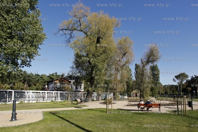 Gdansk Brzezno, Park przy ul. Zdrojowej.  06.10.2009r....