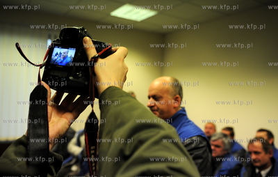 Gdansk. Sad Rejonowy Gdansk-Polnoc. Rozprawa, na ktorej...