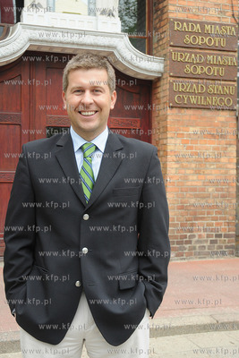 Sopot. Bartosz Piotrusiewicz wiceprezydent Sopotu....