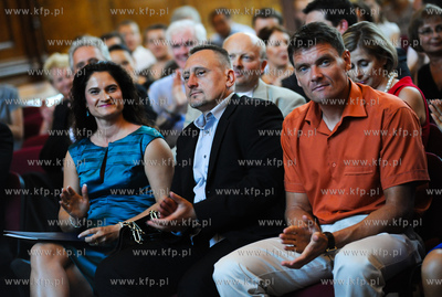 Gdansk. Dwor Artusa. Uroczystosc 65 lecia Radia Gdansk...