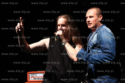 Koncert zespolu Cochise na terenie ogrodu kawiarni...