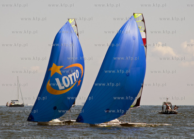 Regaty LOTTO 49er Grand Prix Gdynia 2014. 19.07.2014...