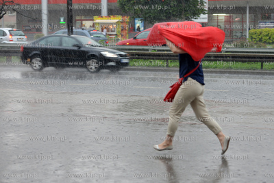 Oberwanie chmury nad Gdynia. Ogromna ulewa przeszla...