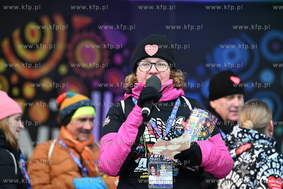 34 Finał WOŚP w Sopocie. Sopot. Nz Magdalena Czarzyńska-Jachim...