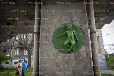 Gdynia, ul. Podjazd. Nowa rzeźba tajemniczego twórcy...