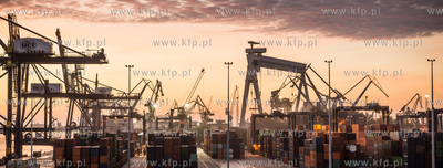 Gdynski Port, Gdynia Container Terminal (GCT). 22.09.2015...