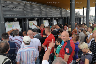 Dzien otwarty nowego gdanskiego stadionu PGE Arena....