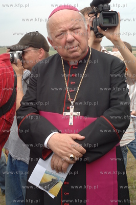 Uroczystosci wmurowania kamienia wegielnego pod budowe...