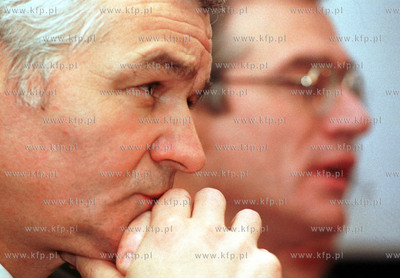 Jan Krzysztof Bielecki i Johan Bastin z Europejskiego...