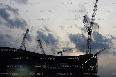 Gdansk Letnica. Budowa stadionu pilkarskiego.
29.03.2010
fot....